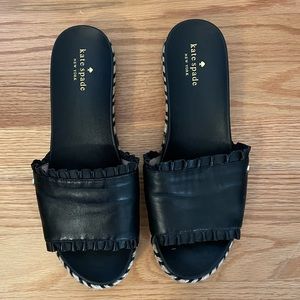 Kate Spade Leather Slides